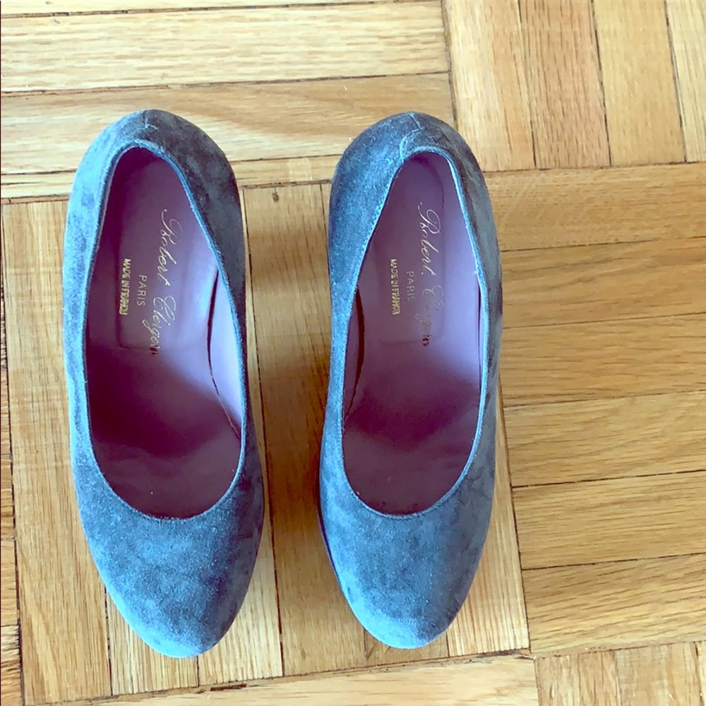 Suede high heel shoes - Size 6.5